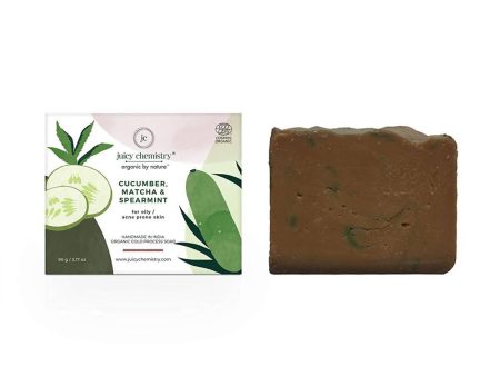 Juicy Chemistry Cucumber, Matcha & Spearmint Soap For Oily & Acne Prone Skin Discount