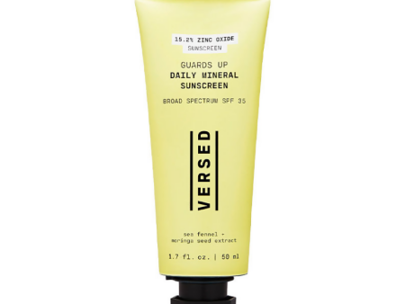 Versed Guards Up Daily Mineral Sunscreen Broad Spectrum SPF 35 For Discount