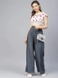 Women Grey Solid Straight Palazzos - Rasiya Hot on Sale