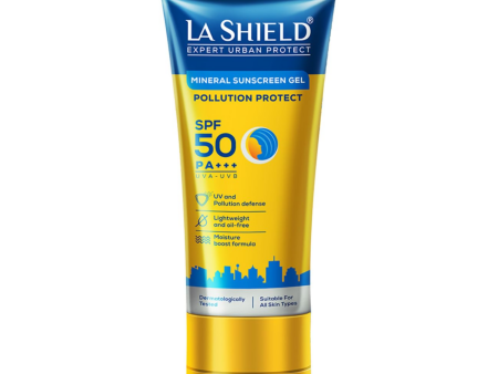 La Shield Pollution Protect SPF 50 Mineral Sunscreen Gel For Sale