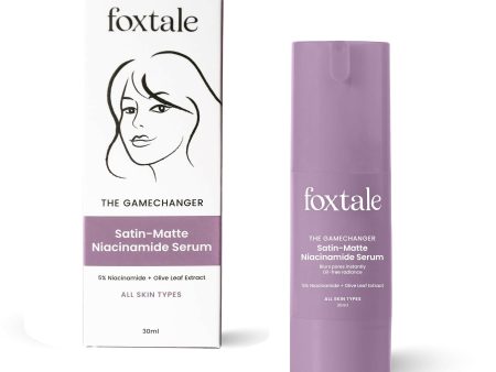 Foxtale 5% Niacinamide Face Serum - Fades Blemishes & Acne Marks, Reduce Dark Spots, Controls Oil and Brightens Skin Sale