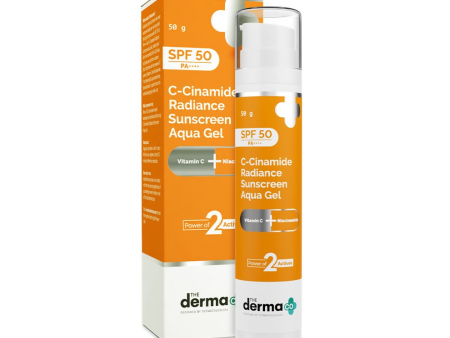 The Derma Co C-Cinamide Radiance Sunscreen Aqua Gel with SPF 50 Cheap