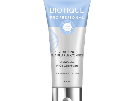 Biotique Professional Clarifying + Oil & Pimple Control Stem Cell Cleanser For Discount