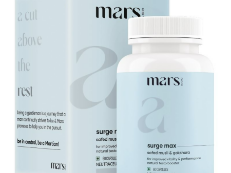 Mars By GHC Surge Max with Sj & Ashwagandha Capsules Fashion