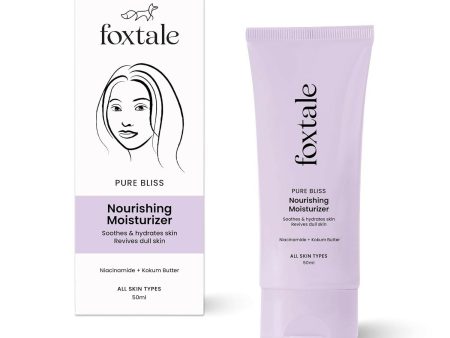 Foxtale Nourishing Face Moisturizer With Niacinamide For 24 Hr Hydration & Lightweight Online Hot Sale