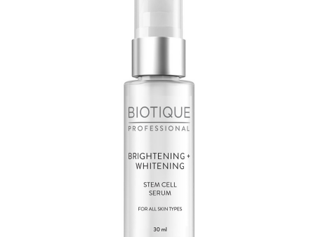 Biotique Professional Brightening + Whitening Stem Cell Serum Online Hot Sale