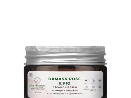 Juicy Chemistry Damask Rose & Fig Lip Balm for Dry & Flaky Lips Online Hot Sale