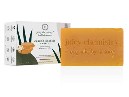 Juicy Chemistry Carrot , Rosehip & Neroli Soap For Scarred Hot on Sale