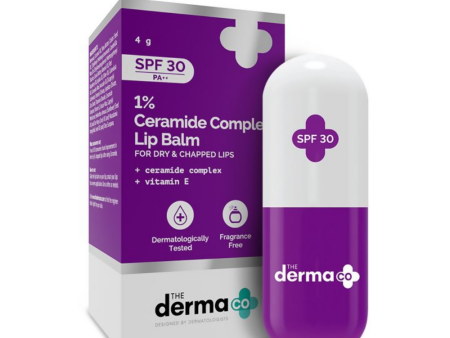 The Derma Co 1% Ceramide Complex Lip Balm With Ceramides & Vitamin E Hot on Sale