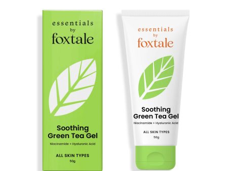 Foxtale Essentials Green Tea Oil-Free Gel Face Moisturizer - Hydrates, Brightens And Prevents Acne Online now