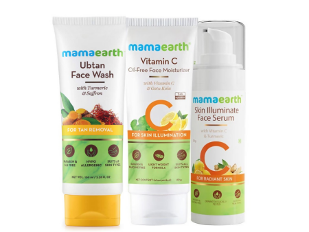 Mamaearth CSM (Cleanser, Serum, Moisturizer) Combo on Sale