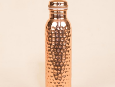 Isha Life Hammered Copper Water Bottle - 950 ml Cheap