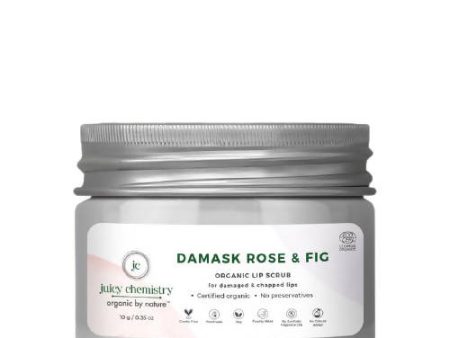 Juicy Chemistry Damask Rose & Fig Lip Scrub For Sale