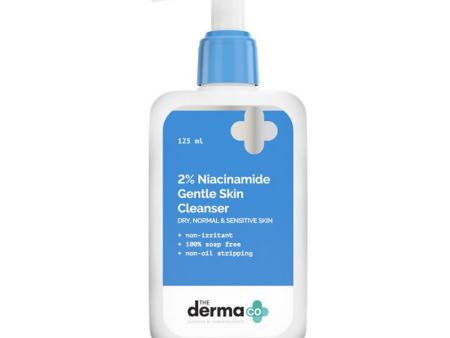 The Derma Co 2% Niacinamide Gentle Skin Cleanser for Sensitive, Dry & Normal Skin Hot on Sale