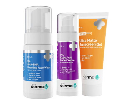 The Derma Co I-Beauty CMS (Cleanser, Moisturizer, Sunscreen) For Pigmentation Combo Sale