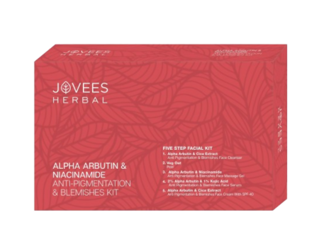 Jovees Alpha Arbutin & Niacinamide Anti Pigmentation & Blemishes Facial Kit For Cheap