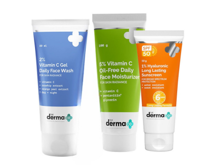 The Derma Co I-Beauty Glow CMS (Cleanser, Moisturizer, Sunscreen) Combo on Sale