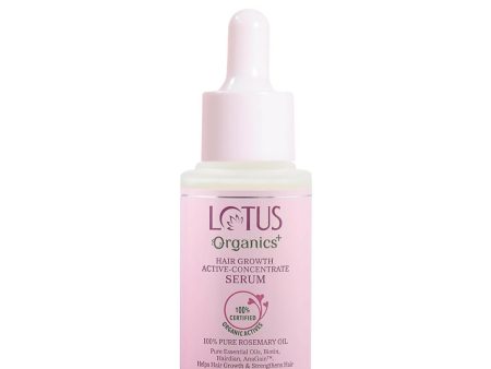 Lotus Organics+ Hair Growth Active Concentrate Serum for Hair Growth, Increases Thickness, Strengthens Hair Follicles For Cheap