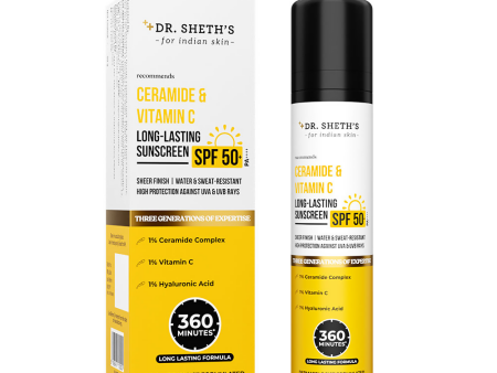 Dr. Sheth s Ceramide & Vitamin C Long-Lasting Sunscreen on Sale