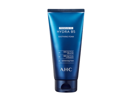 AHC Premium EX Hydra B5 Soothing Foam Face Cleanser - Korean skincare Fashion